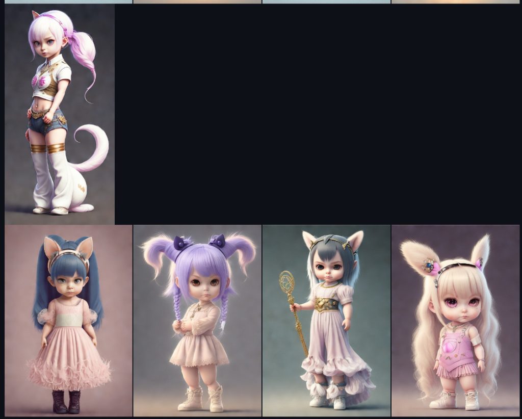 Stable Diffusion Generates Catgirl Images, Stable Diffusion Generates Catgirl Images